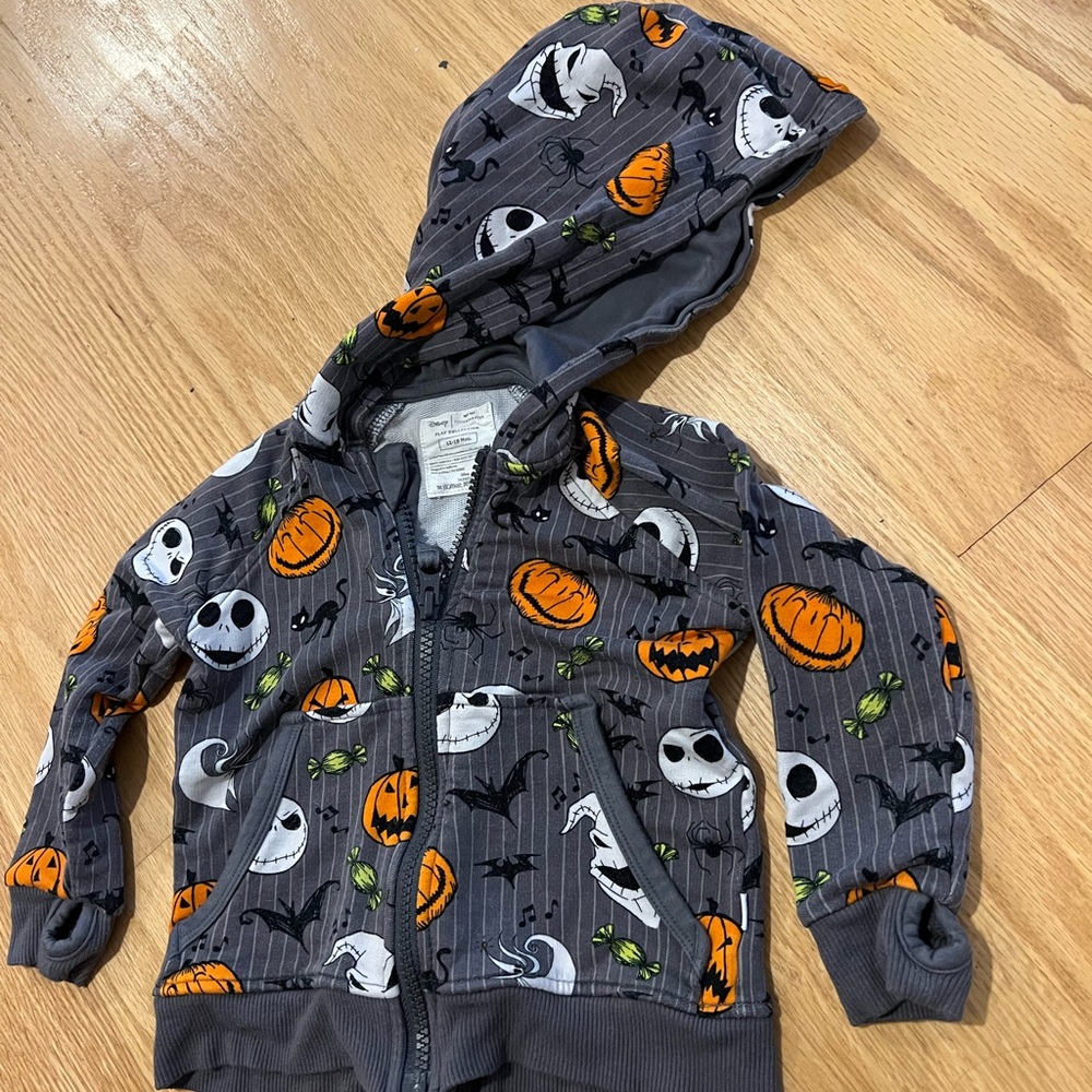 Little Sleepies Nightmare before Christmas hoodie.